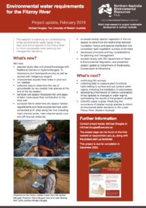 Environmental water Fitzroy factsheet