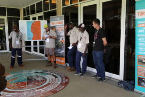 Justin Perry presents at Qld Indigenous Ranger conference with APN rangers about Cape York project