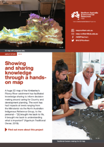 Front page of showing and sharing knowledge impact story