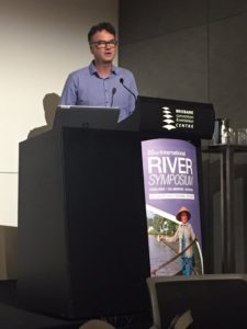 A/Prof Mark Kennard presenting at RiverSymposium