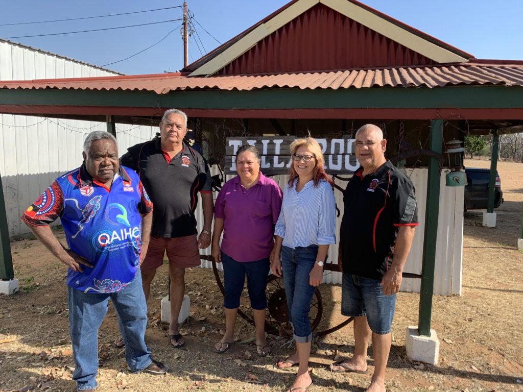 Ewamian Aboriginal Corporation Board members at Talaroo station 