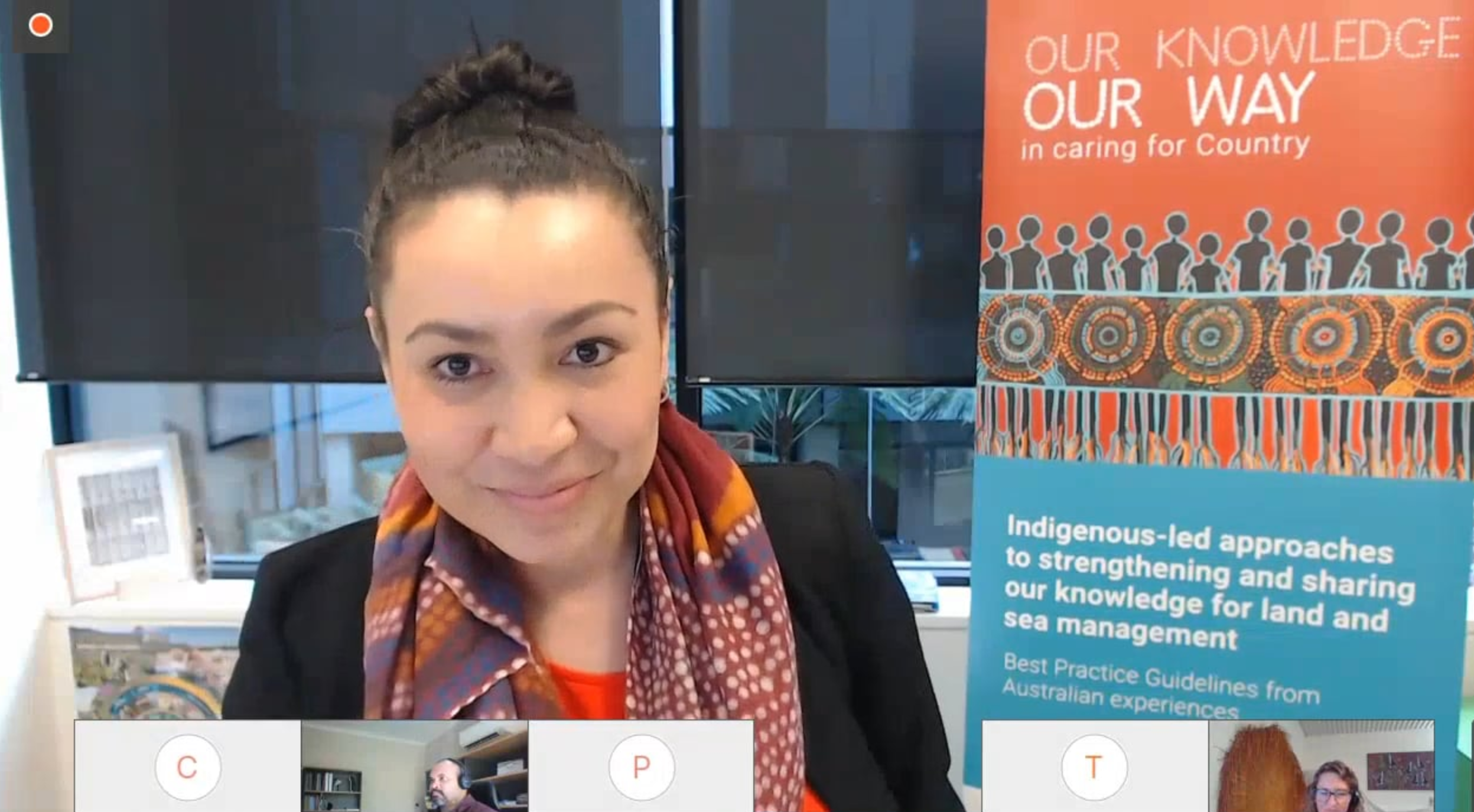 Louisa Warren introduces the webinar for the launch of the Our Knowledge Our Way guidelines.