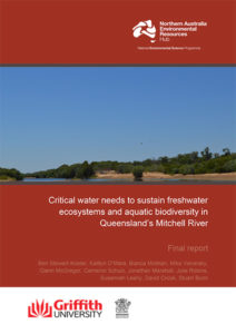 Critical water needs for the Mitchell River (final report front cover)