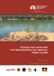 Indigenous water requirements front cover
