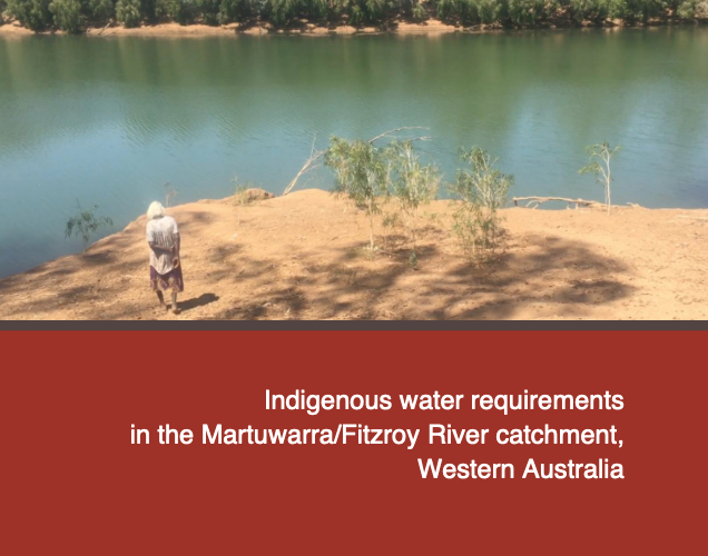 Indigenous water requirements front cover