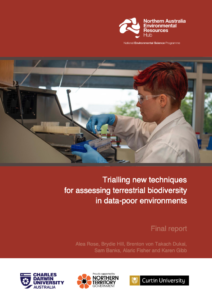 Trialling eDNA in data-poor terrestrial environments report front cover