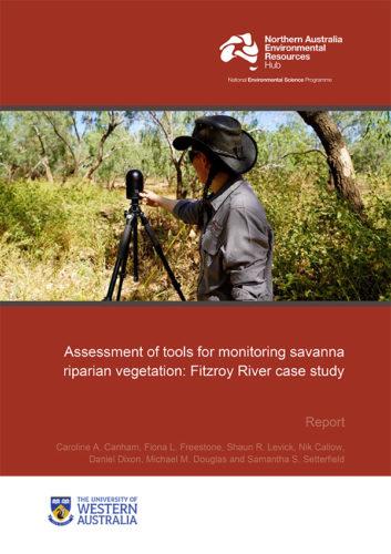 Assessment of tools for monitoring savanna riparian vegetation cover image