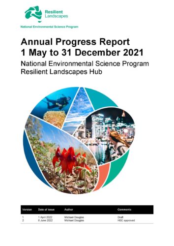 2021 Annual Progress Report cover