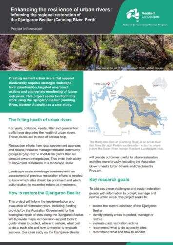 Canning River project cover