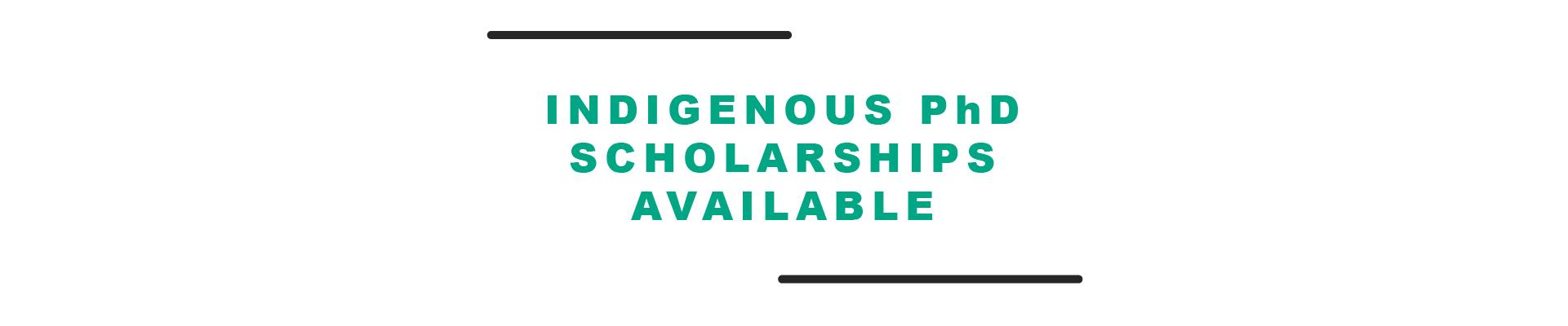 phd indigenous scholarship 2022