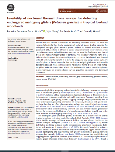 4.12 Mahogany Gliders - Australian Mammalogy thumb