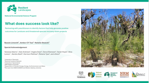 2025 National Landcare Conference presentation_What Does Success Look Like