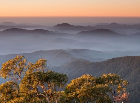 Sunrise at Misty Mountains, Point Lookout Queensland. By Eduardo il Magnifico CC-BY-NC-SA
