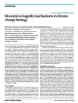 Montains magnify mechanisms in climate change biology